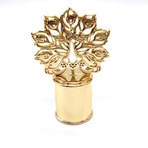 Tampão de Zamac da flor do ouro para o perfume