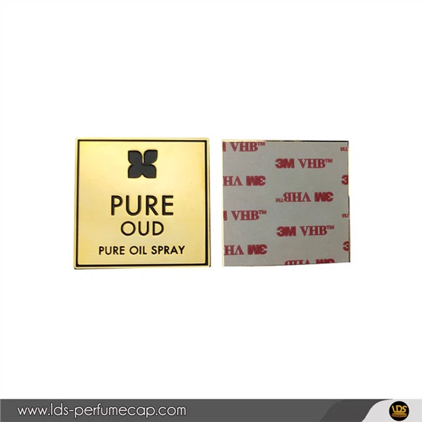 Etiquetas de metal para perfumes de material de latão