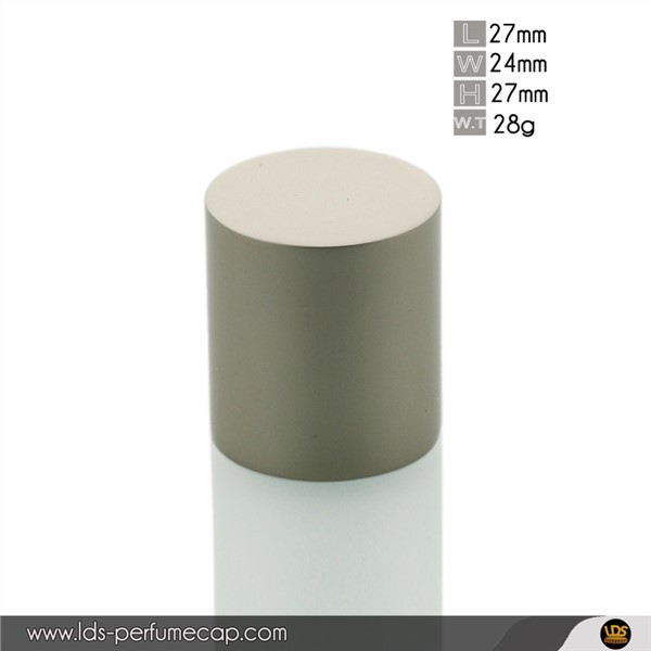 Tampa de liga de zinco de vidro de perfume personalizada OEM