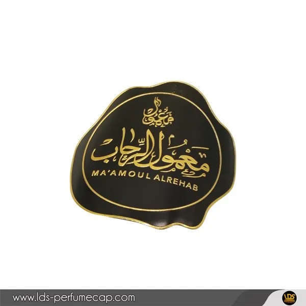 Etiqueta personalizada em formato de flor